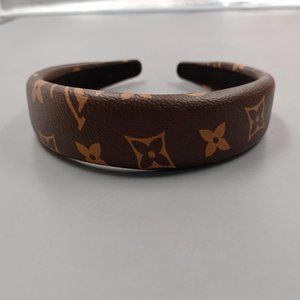 New headband brown flower or black or white headband